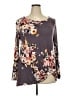 Oddi Gray Long Sleeve Blouse Size 2X - photo 1