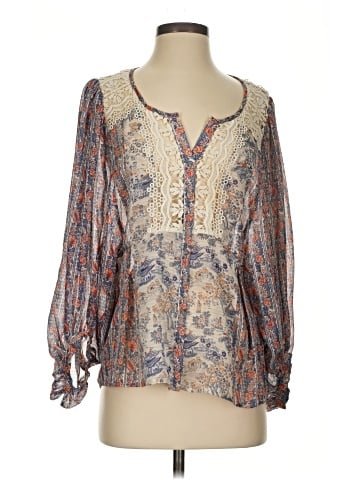 HD in Paris 3/4 Sleeve Blouse (view 1)
