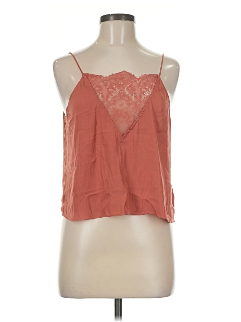 Pre-owned Kimchi Blue Tank Top Orange Halter Neckline Tops