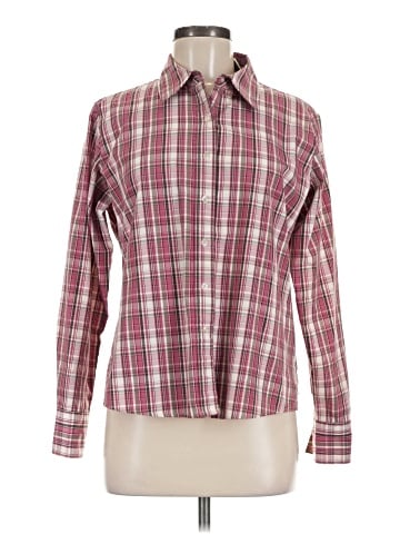 White Stag Long Sleeve Button-Down Shirt (view 1)