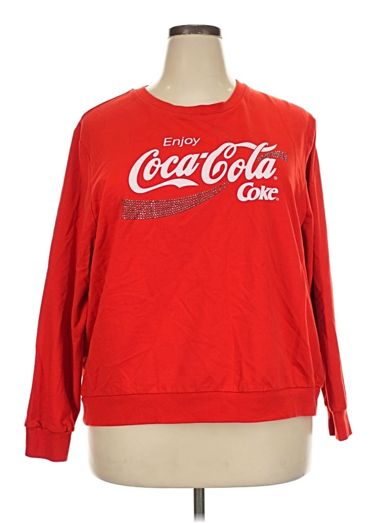 Pre-owned Coca-cola Sweatshirt In Red