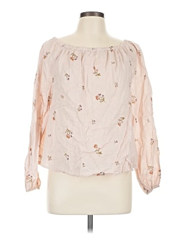a.n.a. A New Approach Long Sleeve Blouse (view 1)
