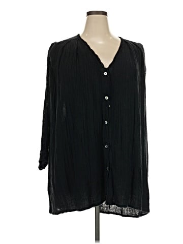 Jen's Pirate Booty Long Sleeve Button-Down Shirt (view 1)
