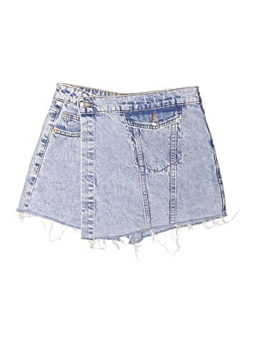 Zara Denim Skirt (view 1)