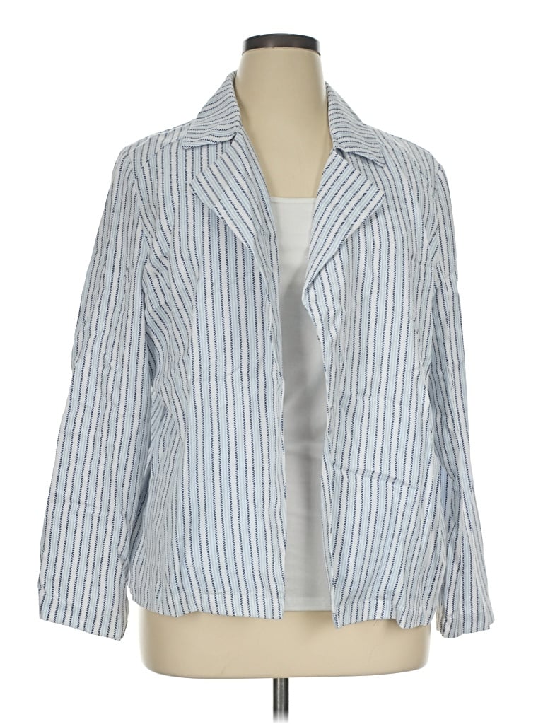 Pre-owned Chico's Kimono In Blue