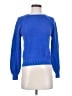 Ann Taylor LOFT 100% Cotton Solid Blue Pullover Sweater Size S (petite) - photo 1