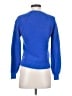 Ann Taylor LOFT 100% Cotton Solid Blue Pullover Sweater Size S (petite) - photo 2