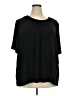 Catherines Black Short Sleeve Blouse Size 2X - photo 1