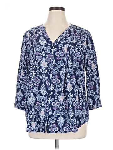St. John's Bay 3/4 Sleeve Blouse (view 1)