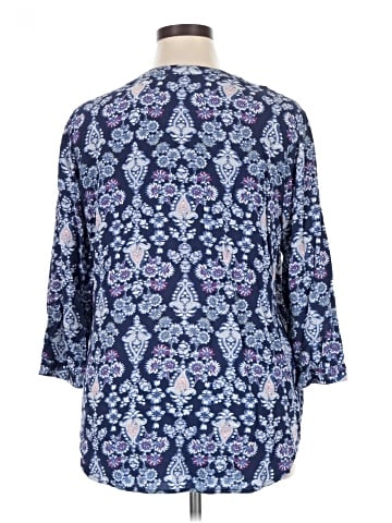 St. John's Bay 3/4 Sleeve Blouse (view 2)