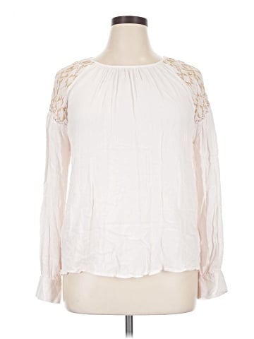 a.n.a. A New Approach Long Sleeve Blouse (view 1)