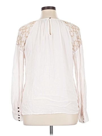 a.n.a. A New Approach Long Sleeve Blouse (view 2)