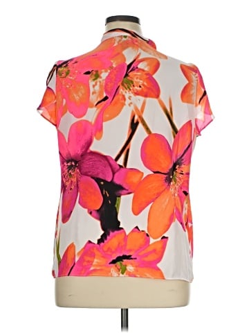 Worthington Short Sleeve Blouse (view 2)
