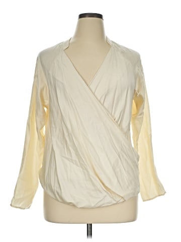 James Perse Long Sleeve Blouse (view 1)