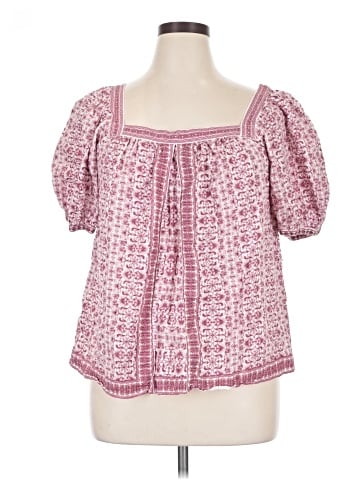 Max Studio Short Sleeve Blouse (view 1)