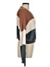 Debut 100% Polyester Color Block Brown Pullover Sweater Size M - photo 4