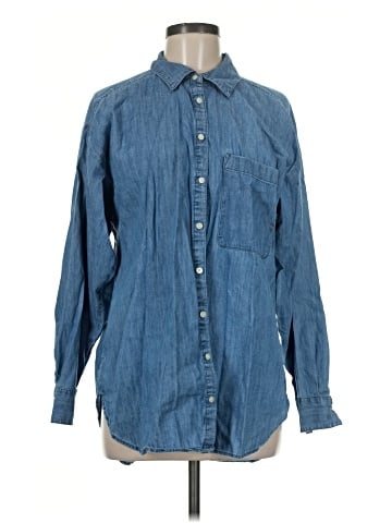 Ann Taylor LOFT Long Sleeve Button-Down Shirt (view 1)