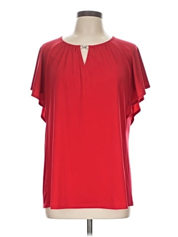 Susan Graver Short Sleeve Blouse (view 1)