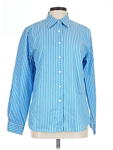Foxcroft Long Sleeve Button-Down Shirt (view 1)