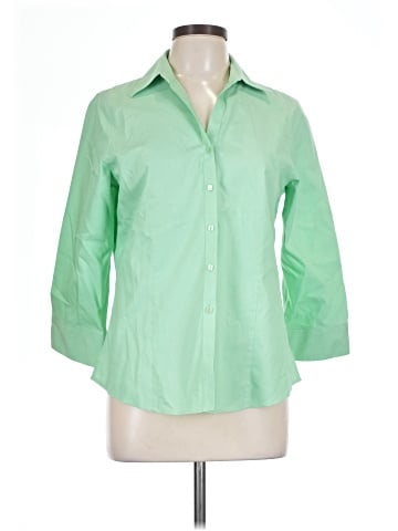 Foxcroft 3/4 Sleeve Button-Down Shirt (view 1)