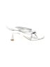 Stuart Weitzman Metallic Silver Sandals Size 8 - photo 1