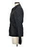 Split Polka Dots Black Long Sleeve Blouse Size M - photo 5