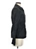 Split Polka Dots Black Long Sleeve Blouse Size M - photo 4