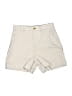 SPANX Solid Ivory Khaki Shorts Size S - photo 1