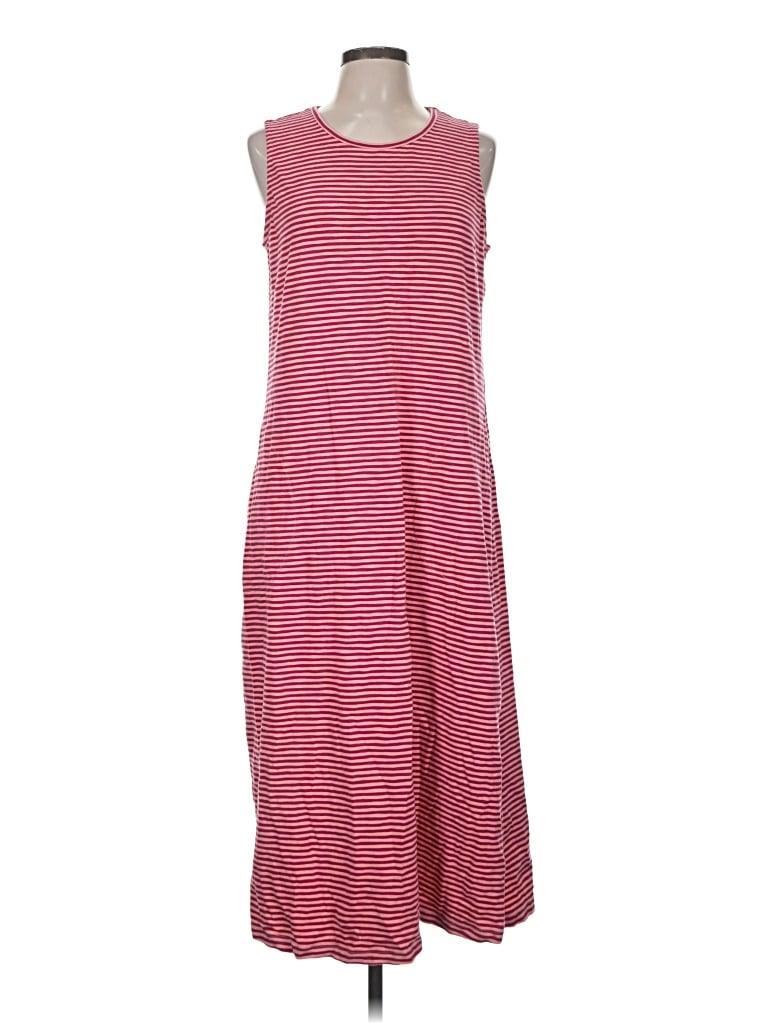 Pre-owned D&co. Casual Dress In Burgundy