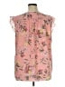 Ann Taylor LOFT 100% Polyester Pink Sleeveless Blouse Size 16 - photo 2