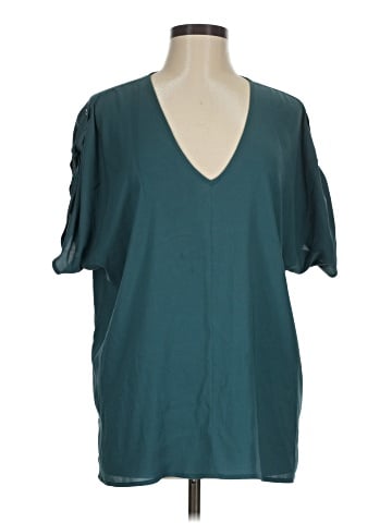 Ann Taylor Short Sleeve Blouse (view 1)