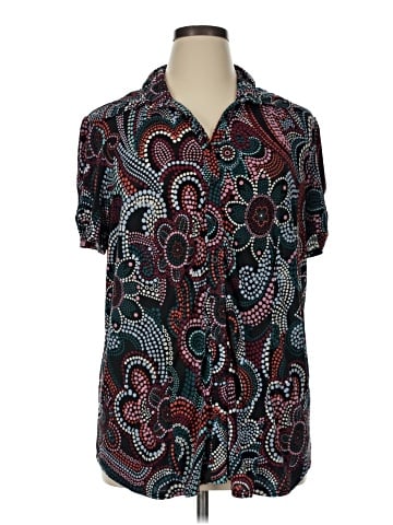 Bisou Bisou Short Sleeve Blouse (view 1)
