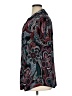 Bisou Bisou Paisley Black Short Sleeve Blouse Size 1X - photo 5