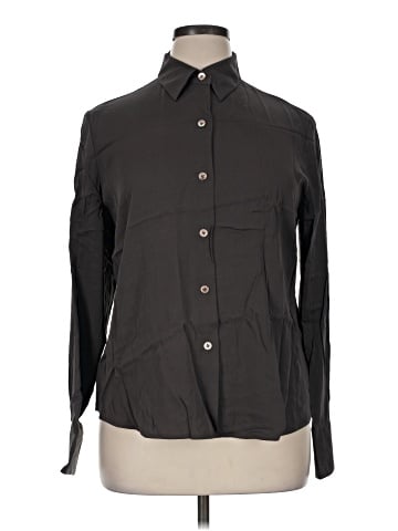 Linda Allard Ellen Tracy Long Sleeve Button-Down Shirt (view 1)