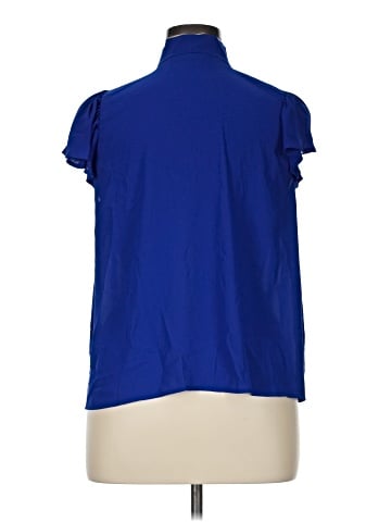 ELOQUII Short Sleeve Blouse (view 2)