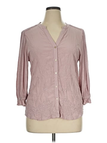 Democracy 3/4 Sleeve Blouse (view 1)