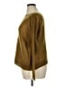 Eileen Fisher Metallic Gold Wool Pullover Sweater Size XL - photo 5