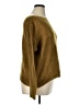 Eileen Fisher Metallic Gold Wool Pullover Sweater Size XL - photo 4