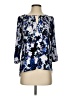 Express 100% Polyester Blue 3/4 Sleeve Blouse Size XS - photo 1