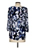 Express 100% Polyester Blue 3/4 Sleeve Blouse Size XS - photo 2