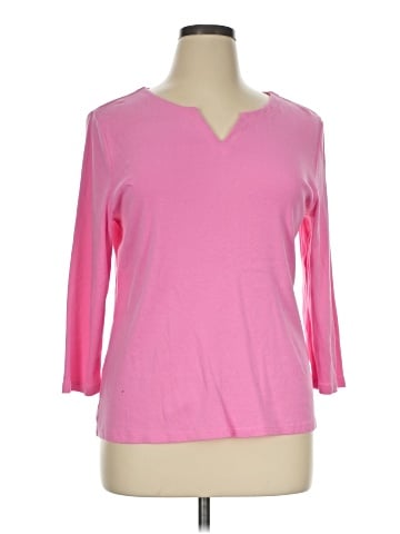 Talbots 3/4 Sleeve T-Shirt (view 1)