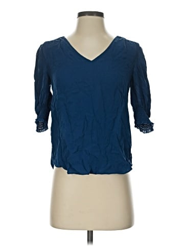 Joie 3/4 Sleeve Silk Top (view 1)