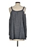Deletta Gray Sleeveless Top Size XS (petite) - photo 2