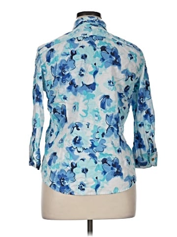 Chaps 3/4 Sleeve Blouse (view 2)