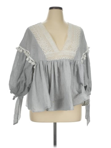 English Factory 3/4 Sleeve Blouse (view 1)
