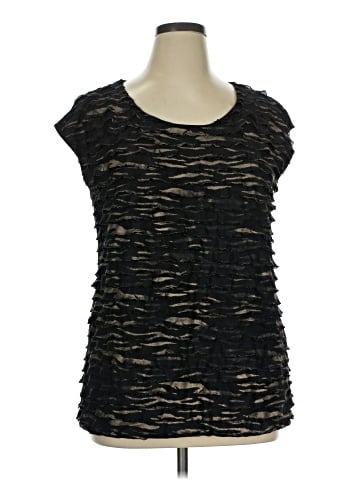 Roz & Ali Sleeveless Blouse (view 1)