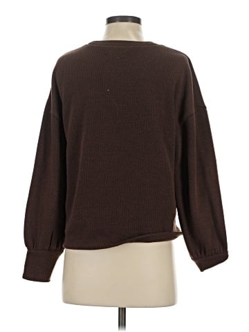 Madewell Brushed Knit Puff-Sleeve Top (view 2)