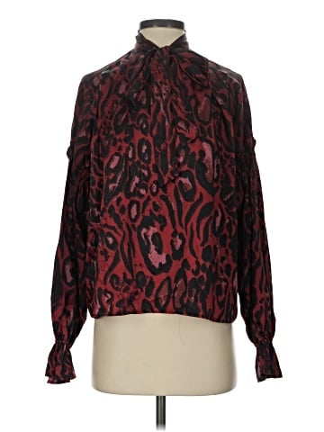Topshop Long Sleeve Blouse (view 1)