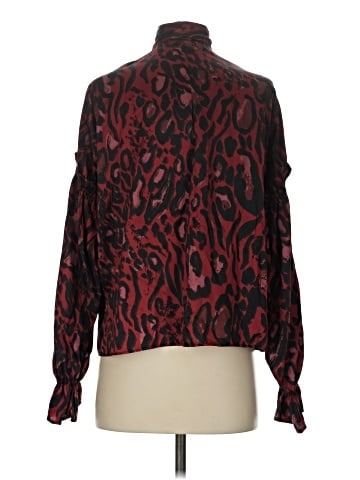Topshop Long Sleeve Blouse (view 2)