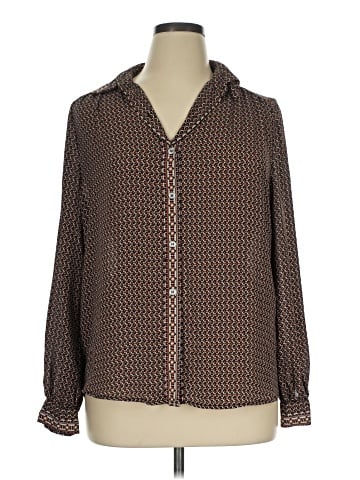 Max Studio Long Sleeve Blouse (view 1)